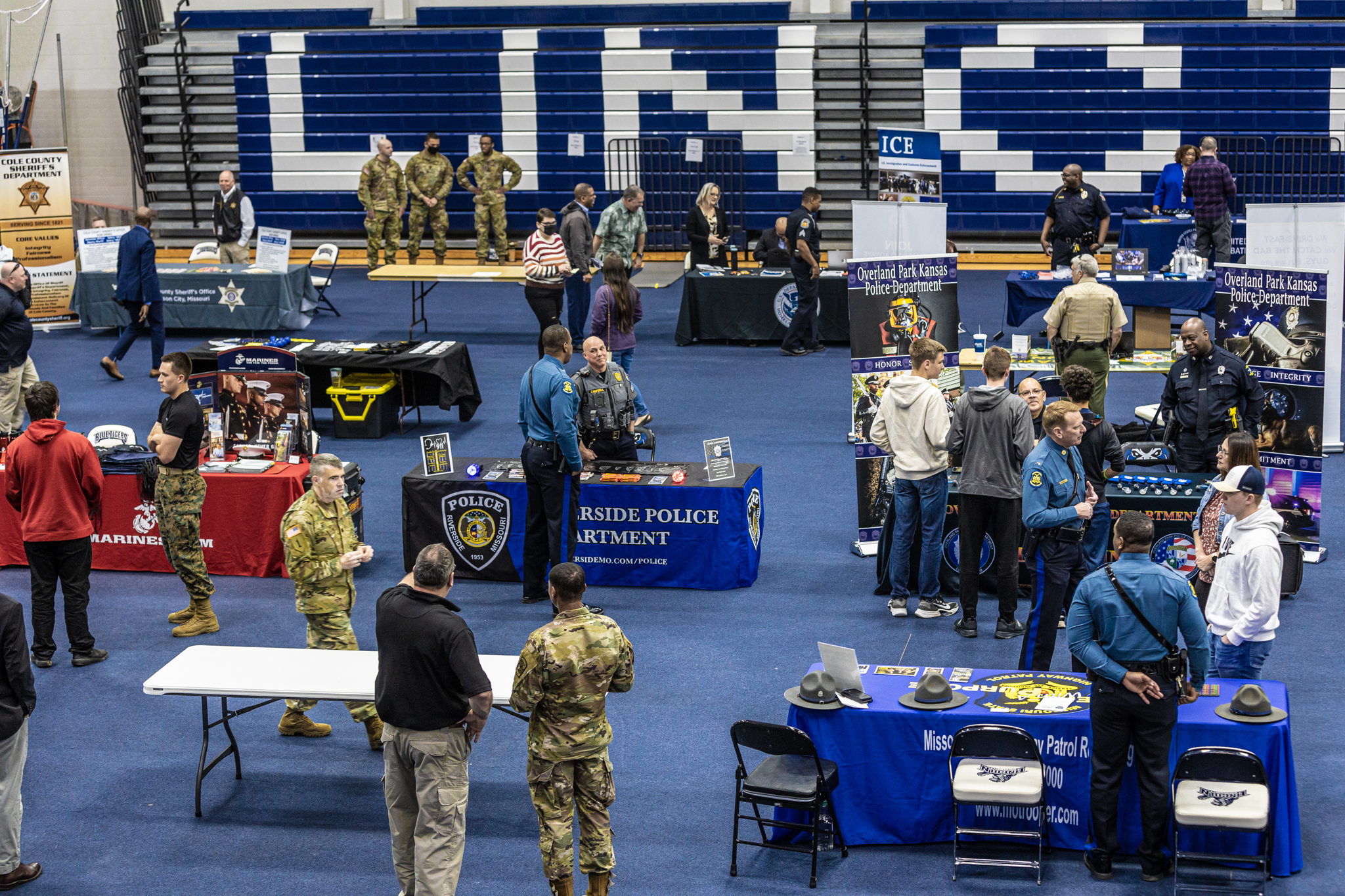 Lincoln University hosted Public Safety Career Day on campus April 14. 