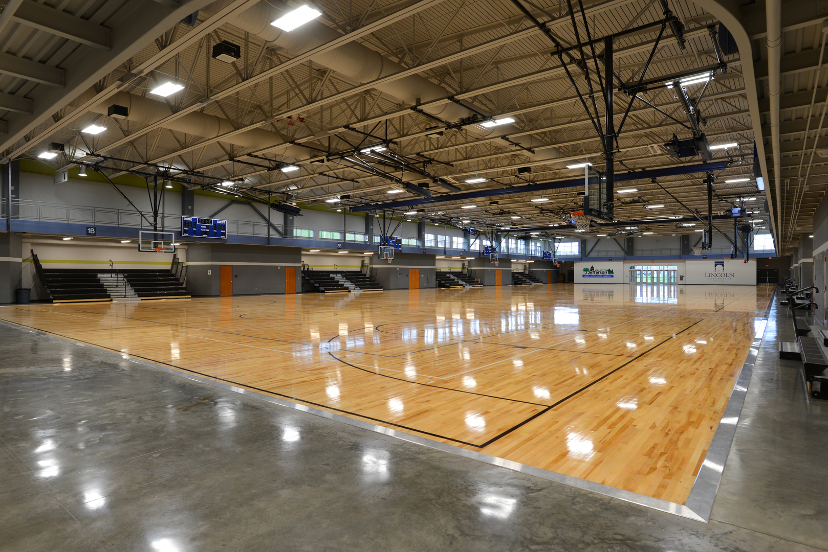 The Linc basketball courts (credit JC Parks)