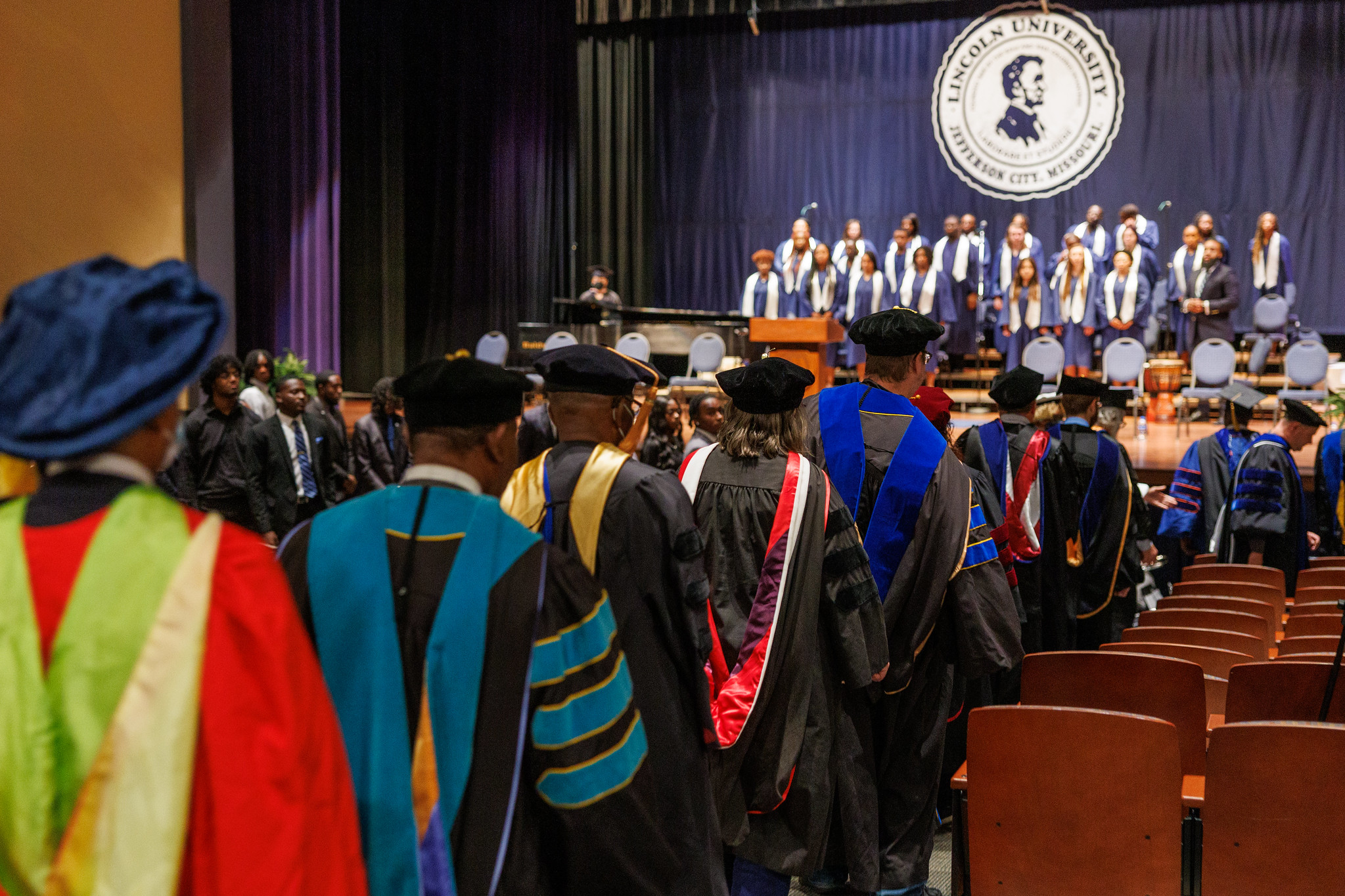Lincoln University of Missouri will hold fall convocation to herald the start of the 2023-24 academic year.  (Photo from the 2022 ceremony.)