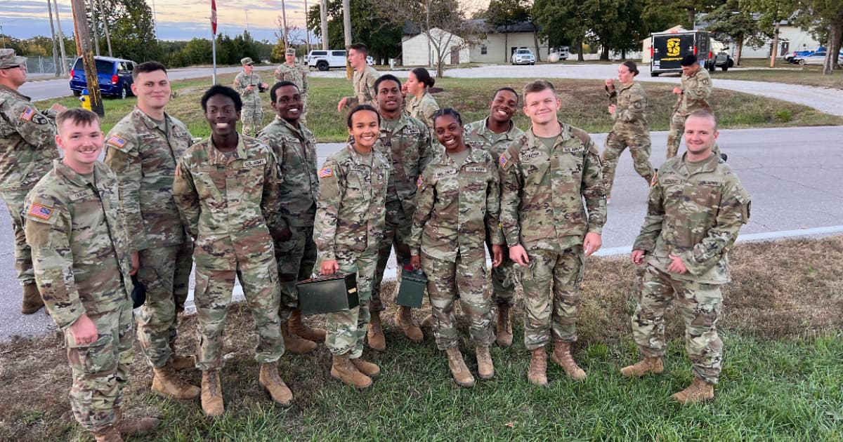 Members of the Lincoln University ROTC completed a Ranger challenge, competition between nine different ROTC programs within our task force, in October.