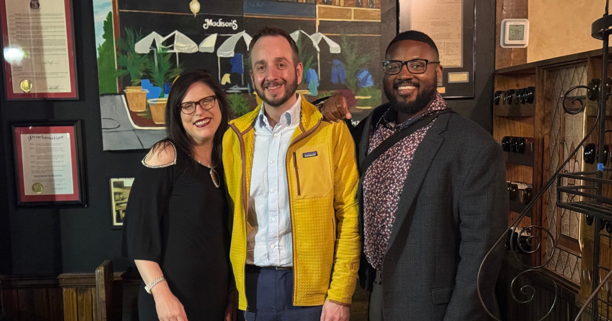 The 2024 Spring Reading Series was held in Pawley Theatre on April 23, 2024. Left to right: Sara Henning, Professor Eli Burrell and Ron A. Austin.