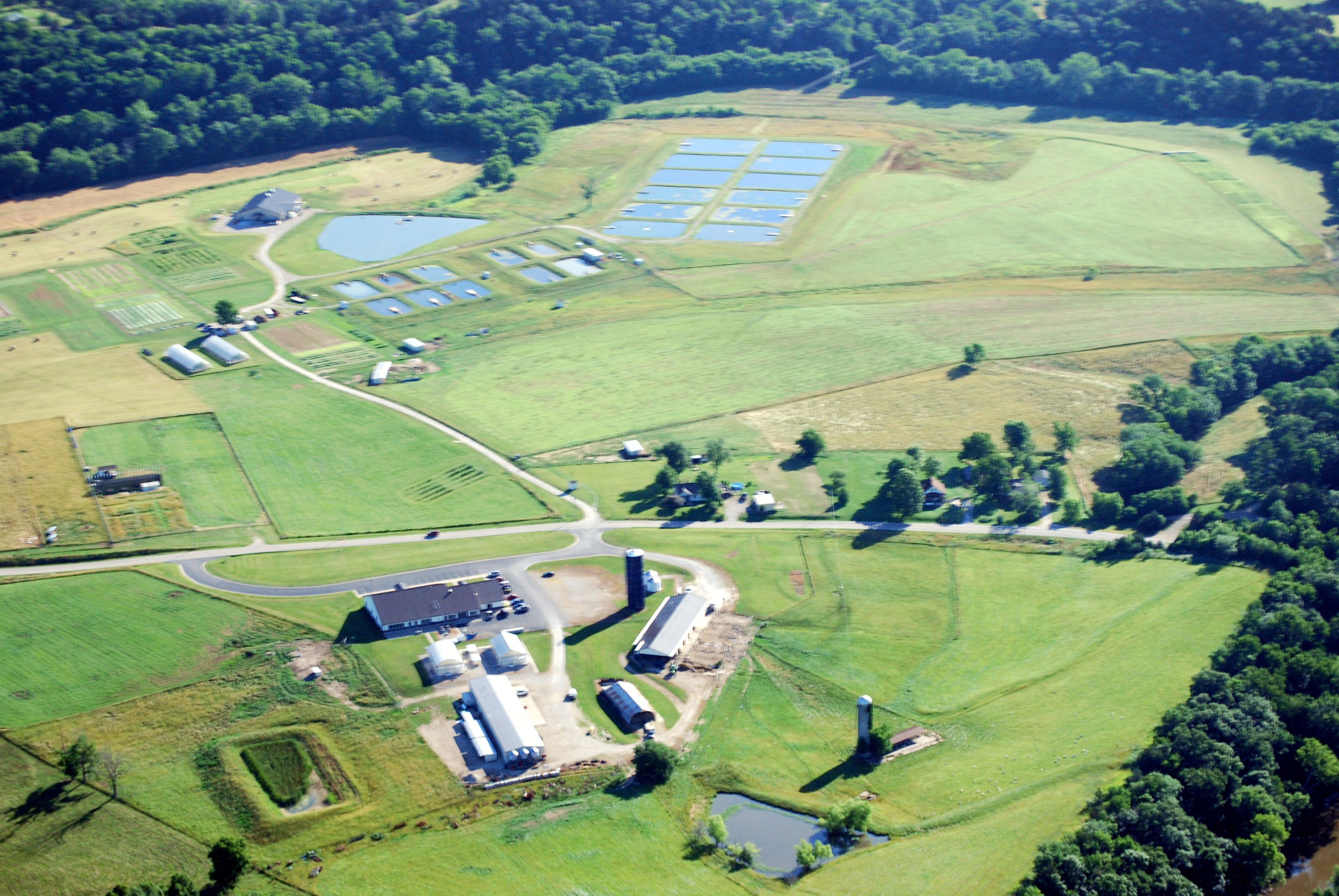 Carver Farm aerial view