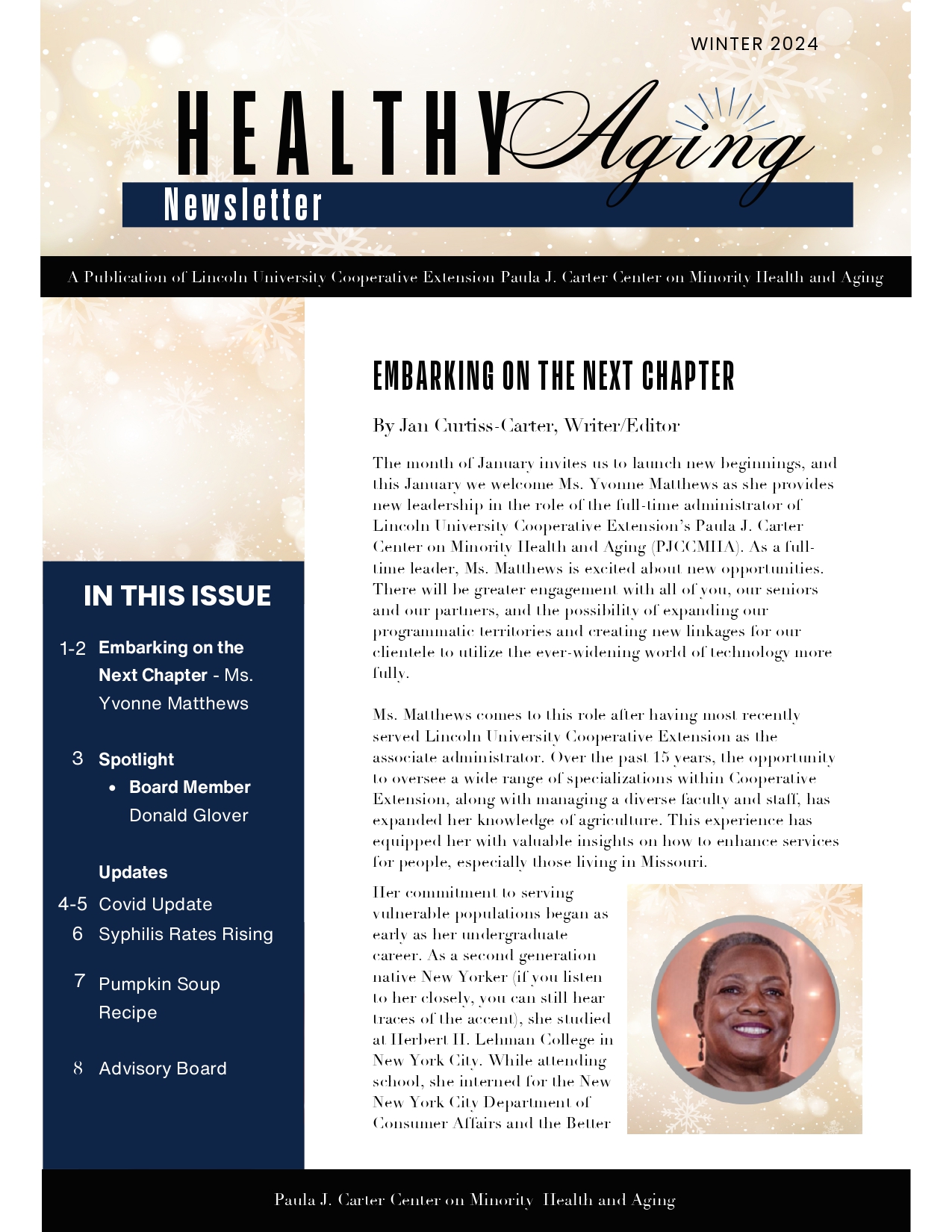 Healthy Aging Winter Edition 2024