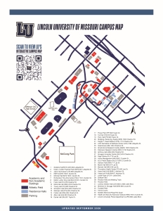 Lincoln University campus map