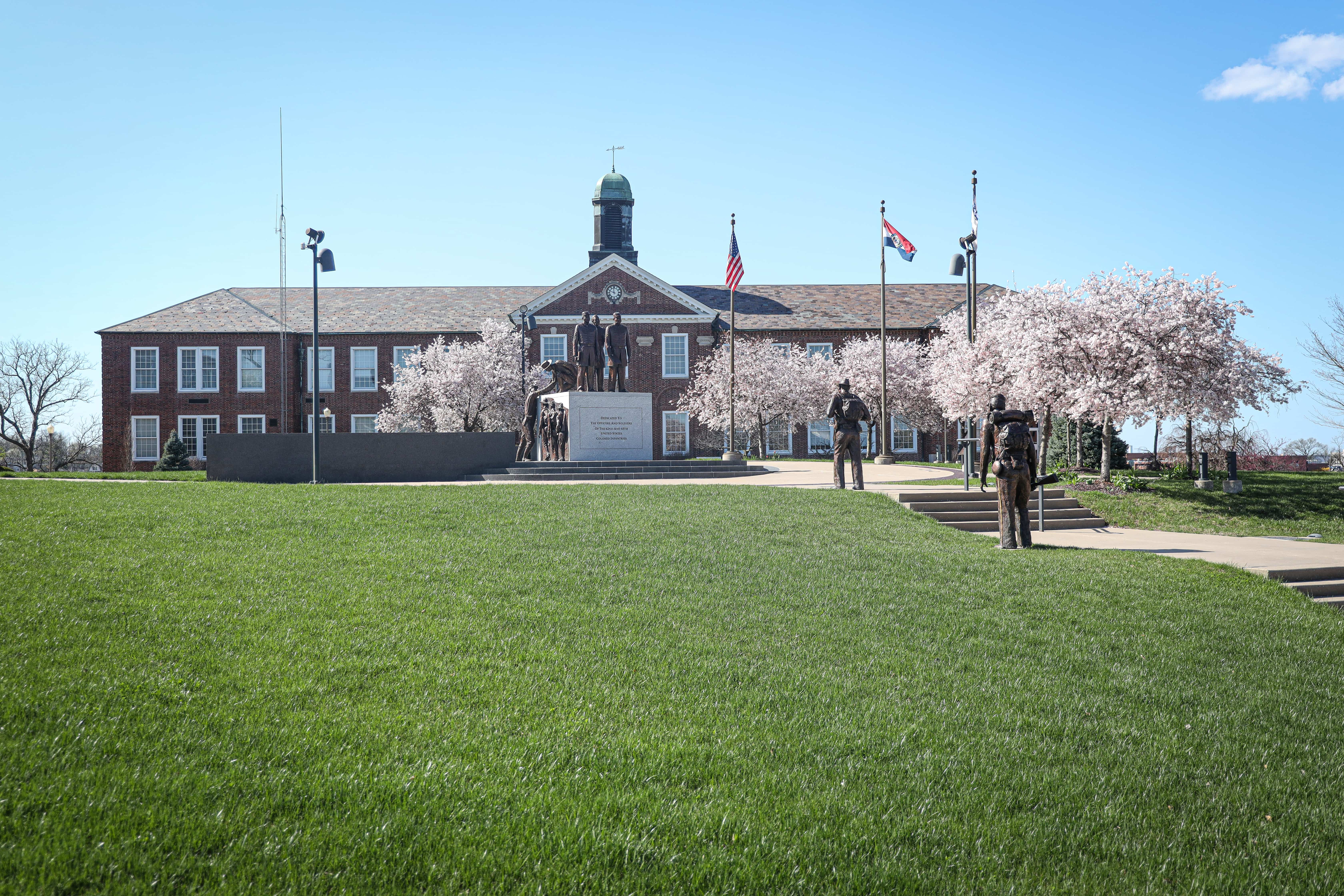 Soldiers' Memorial in the Spring