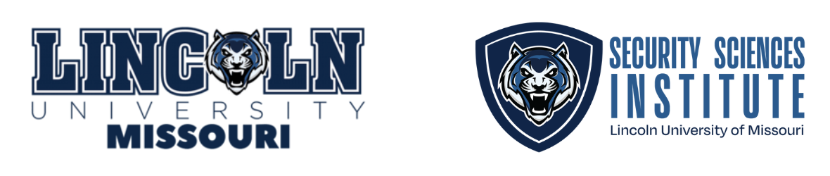 This is the Lincoln University Logo and the Lincoln University Security Sciences Institute logo