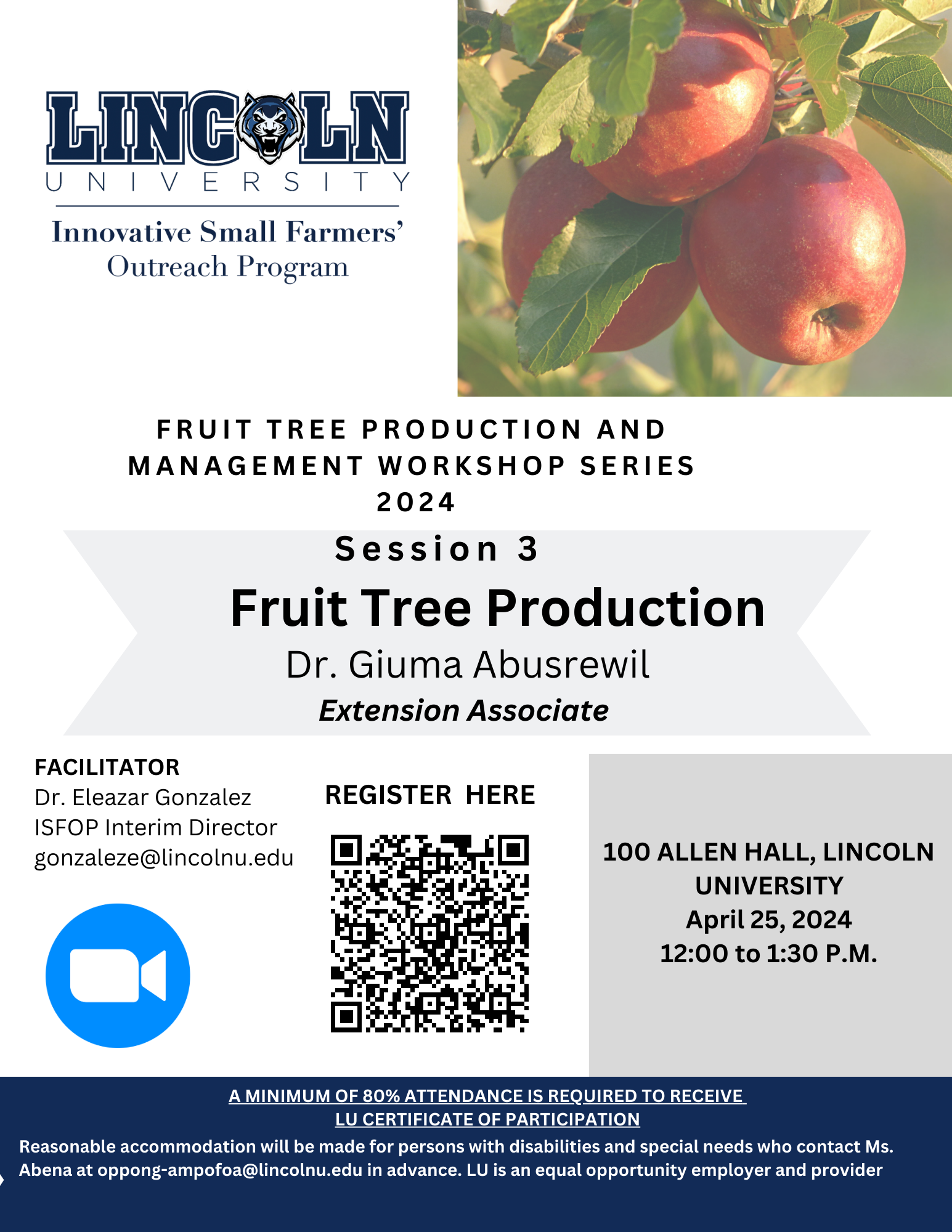 Fruit Tree Production Workshop