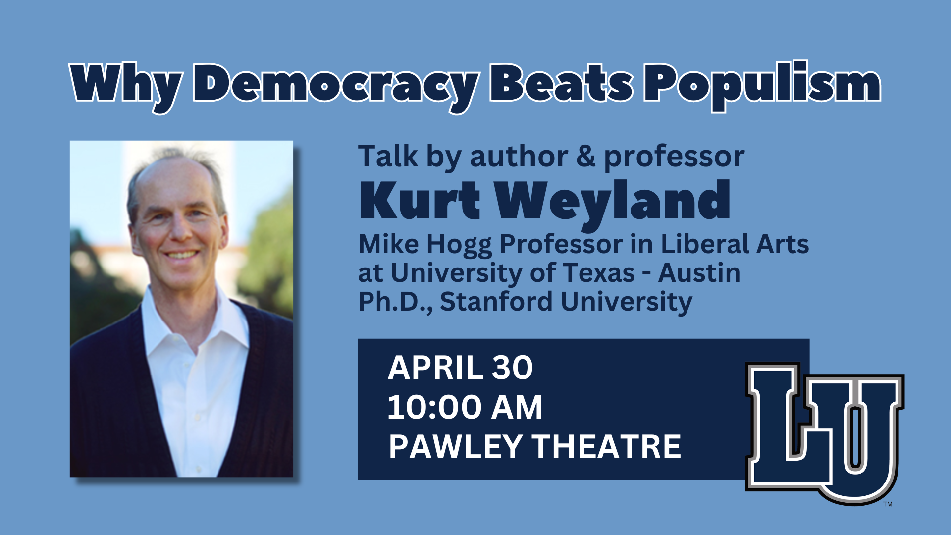 Talk: Why Democracy Beats Populism