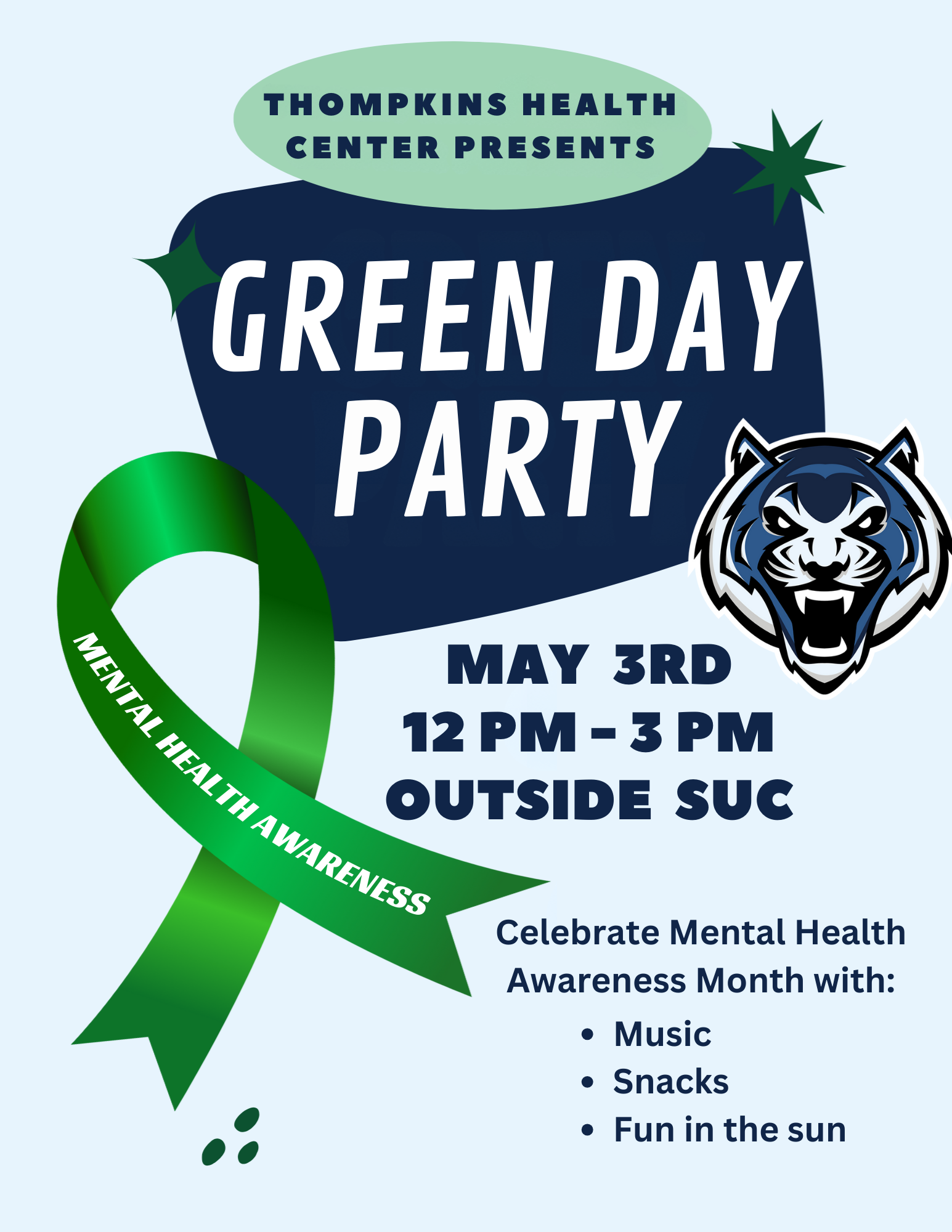 Green Day Party flyer