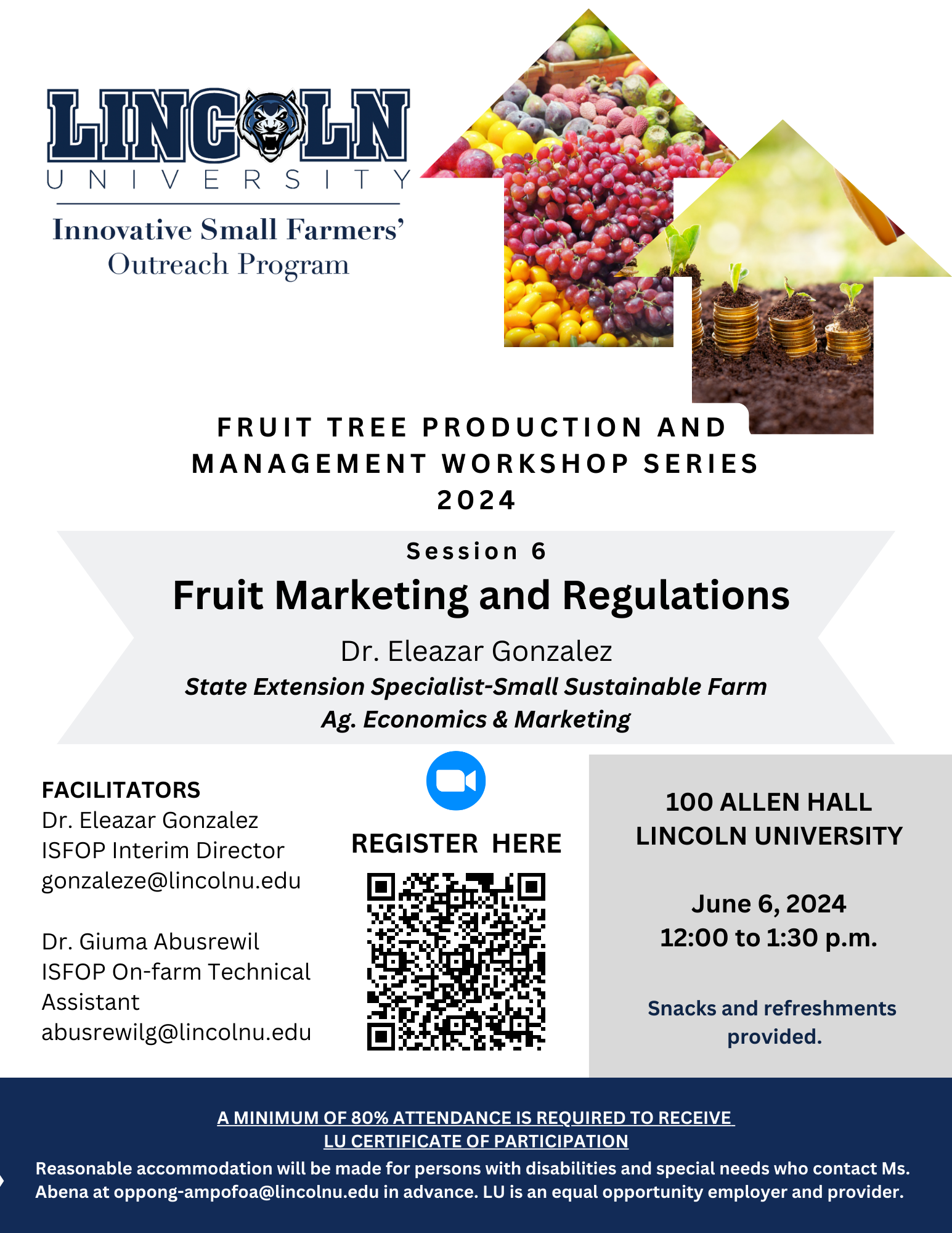 Session 6 flyer