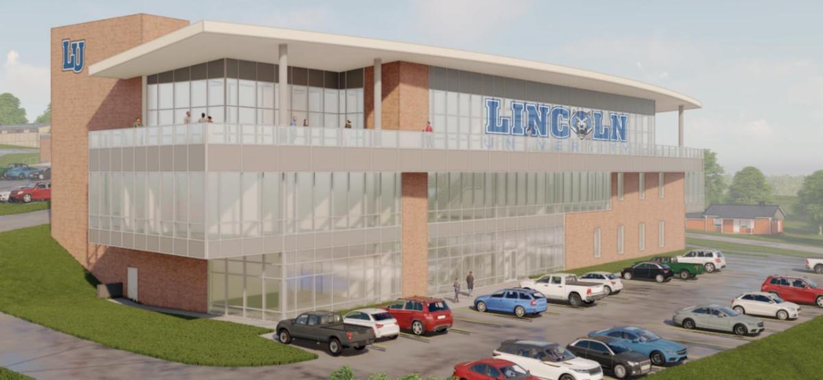 Rendering of new Health & Security Sciences Institute building