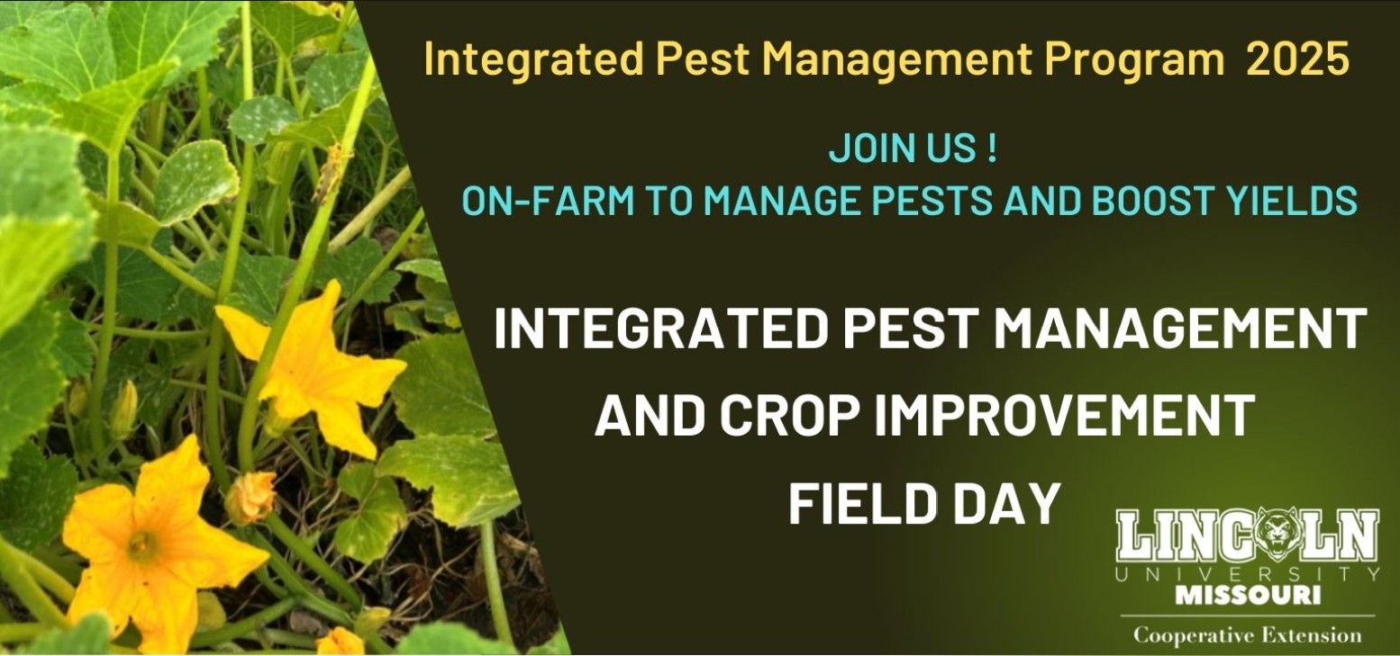IPM & Crop Improvement Field Day header graphic with photo of squash plant