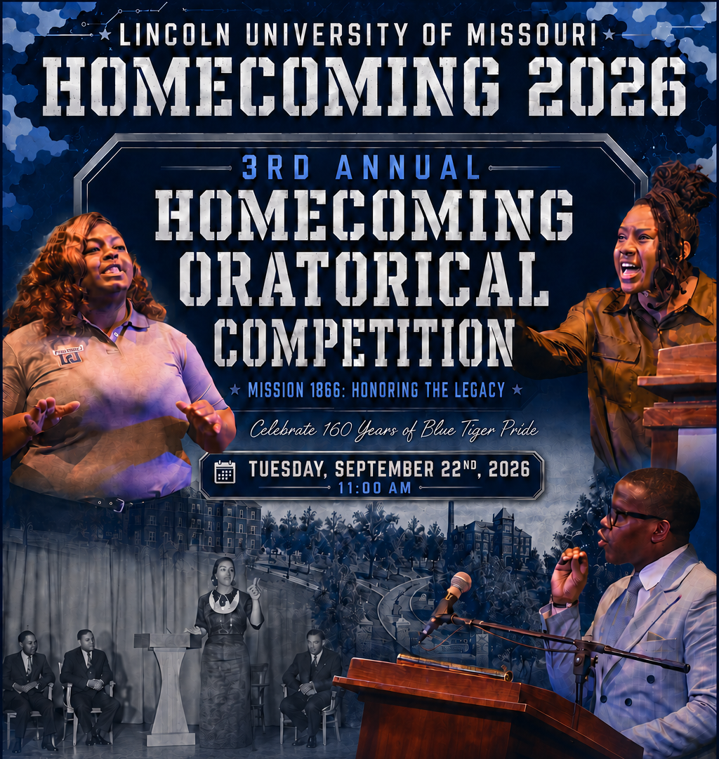 Lincoln University Homecoming 2026: 3rd Annual Oratorical Competition, Sept. 22 at 11 a.m.