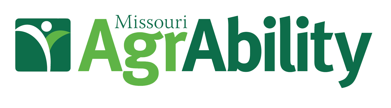 Missouri AgrAbility logo in green