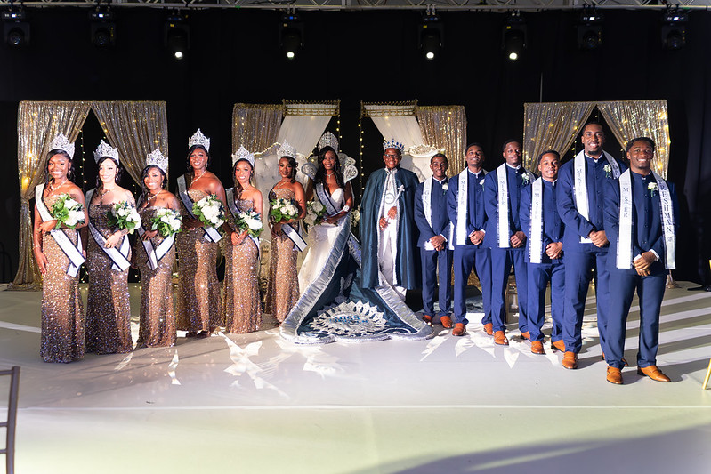 Group photograph of the 2026 royal court during the 2025 Homecoming coronation.