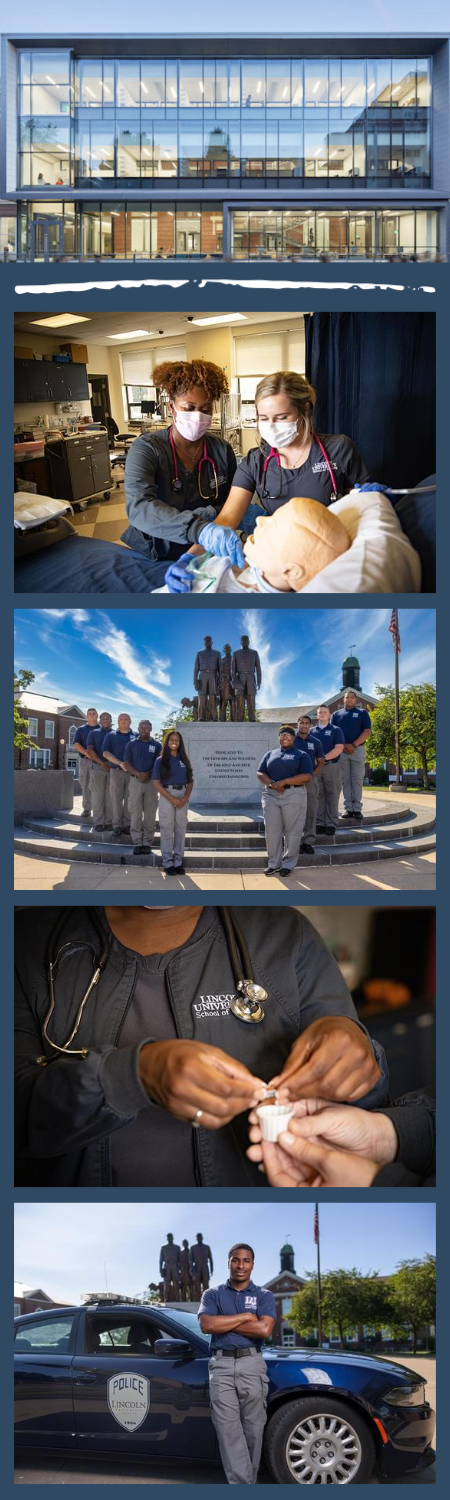 Nursing and police academy students