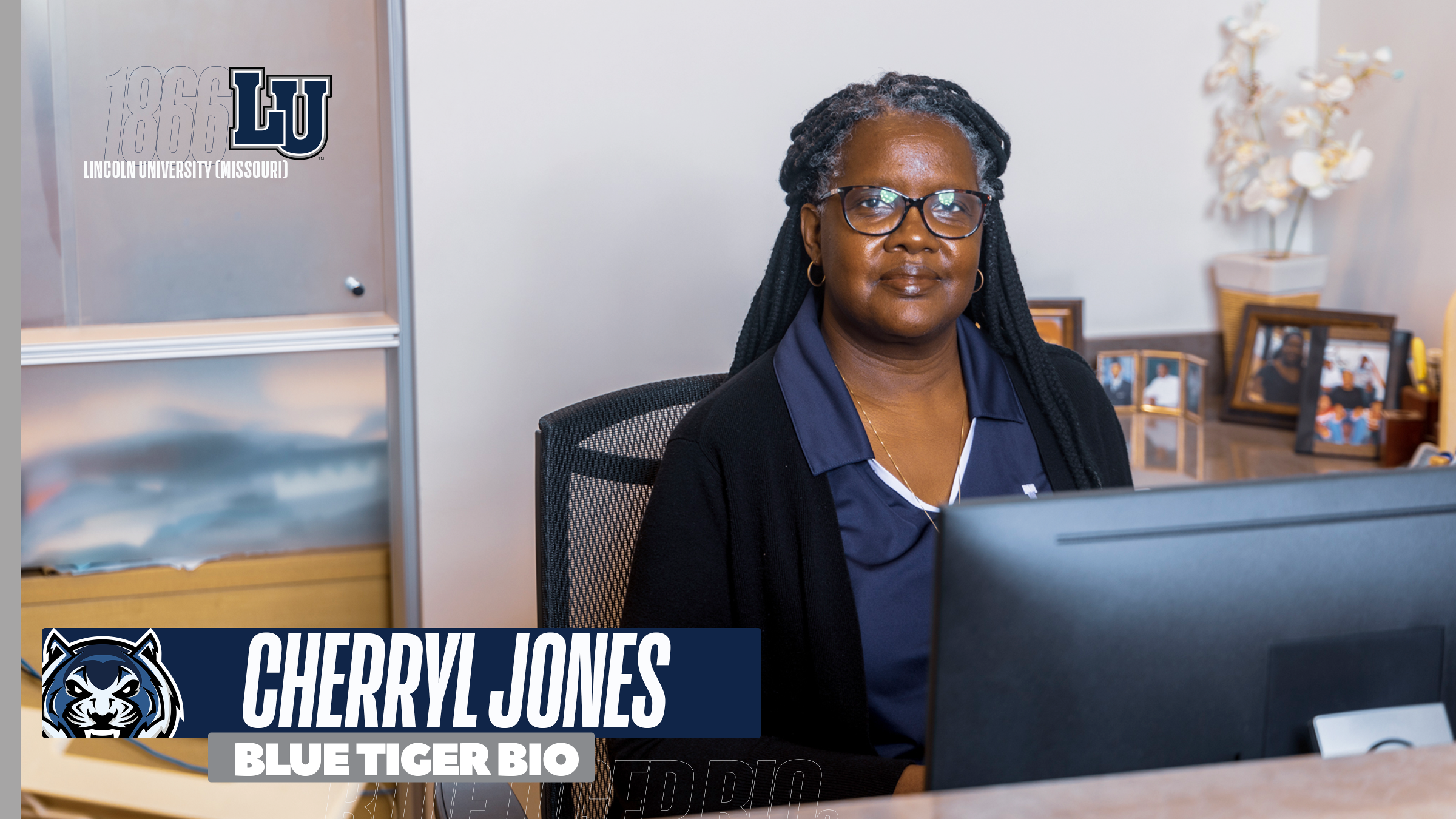LU staff member Cherryl Jones prepares to retire after 20 years. Photo by: JerMichael White.