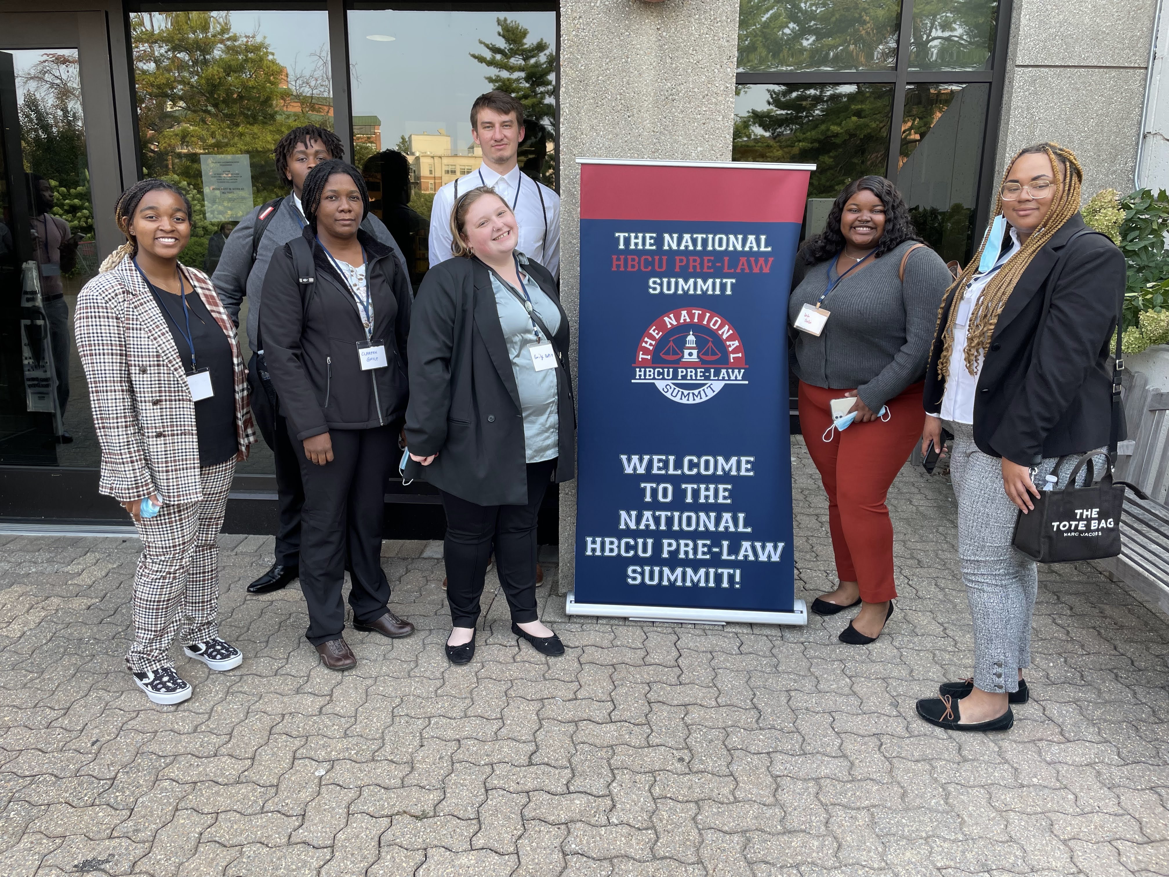 Seven Lincoln University students attended a two-day pre-law summit at the HBCU University of D.C. campus