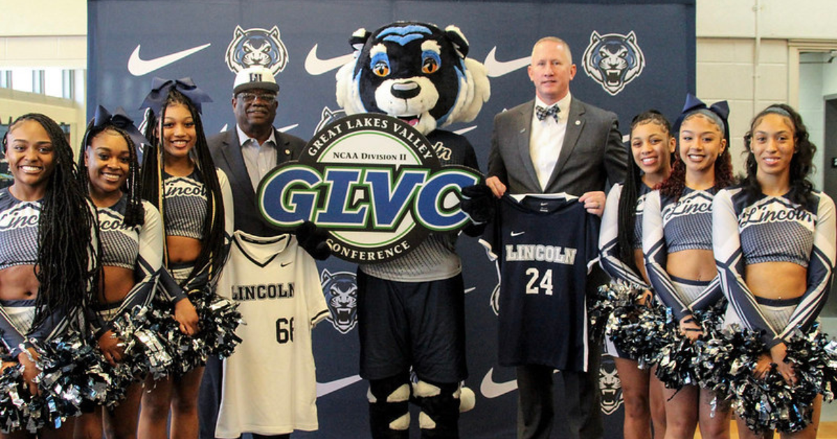 Lincoln University announced Thursday, Jan. 26 the move in 2024-25 to the Great Lakes Valley Conference