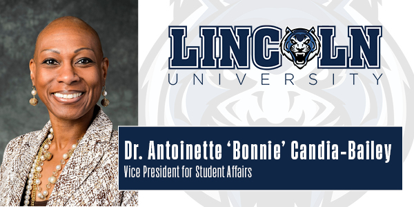 Lincoln University Vice President for Student Affairs Dr. Antoinette “Bonnie” Candia-Bailey