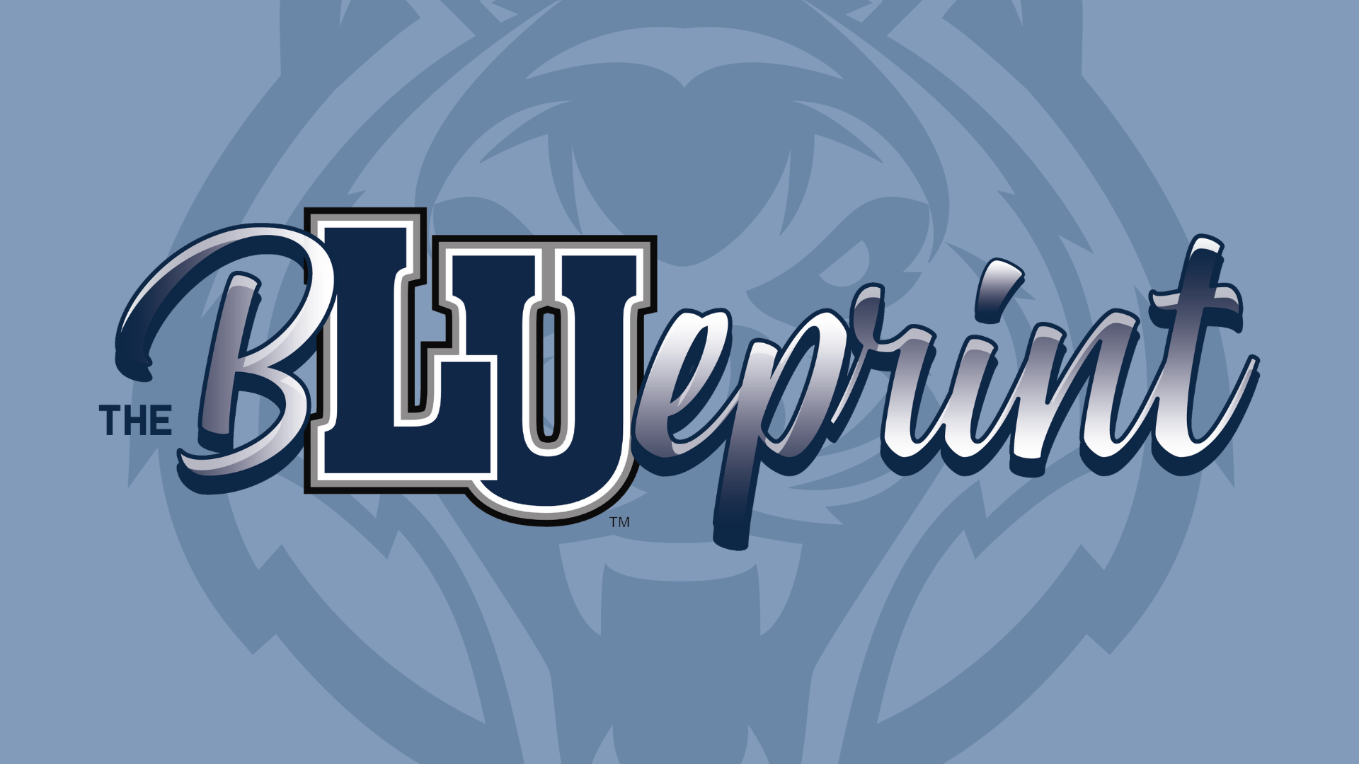 Lincoln University of Missouri Homecoming BLUeprint logo