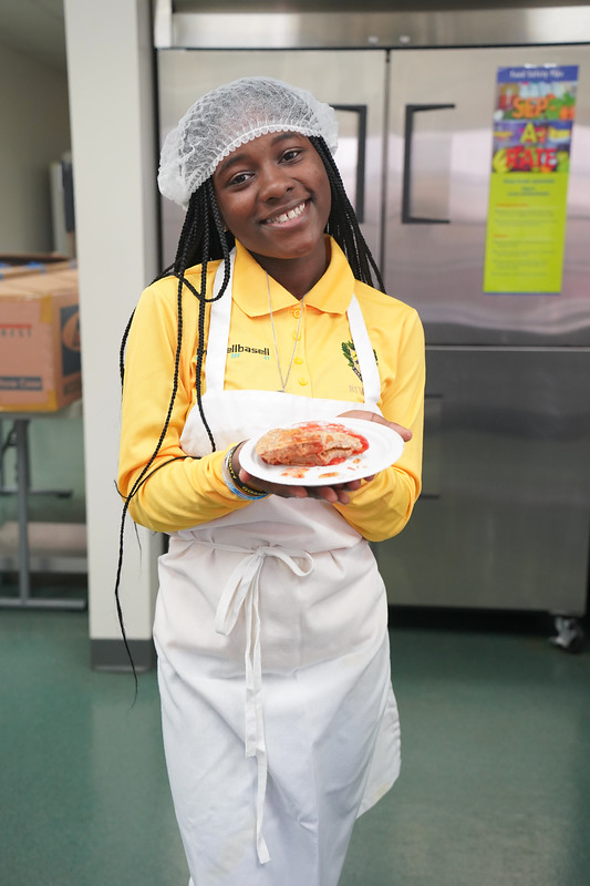 Booker T. Washington High School student