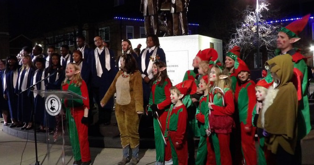 Lincoln University Choir sings holiday carols to the community at the Lincoln University Holiday Extravaganza
