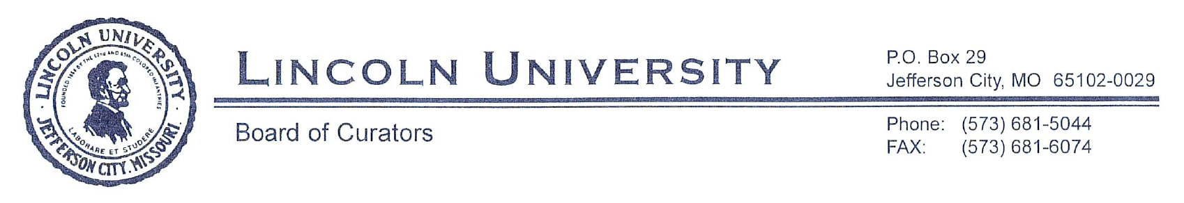 Lincoln University of Missouri Board of Curators