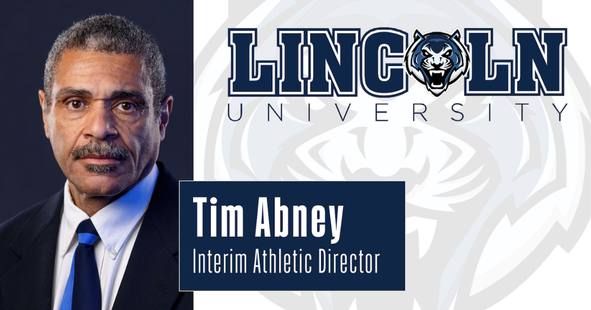 Tim Abney, newly appointed Interim Athletic Director at Lincoln University.