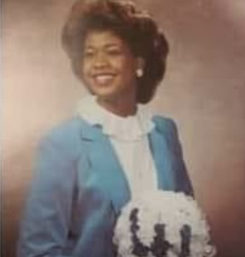 School image of Staci Garrett Oliver in 1984.