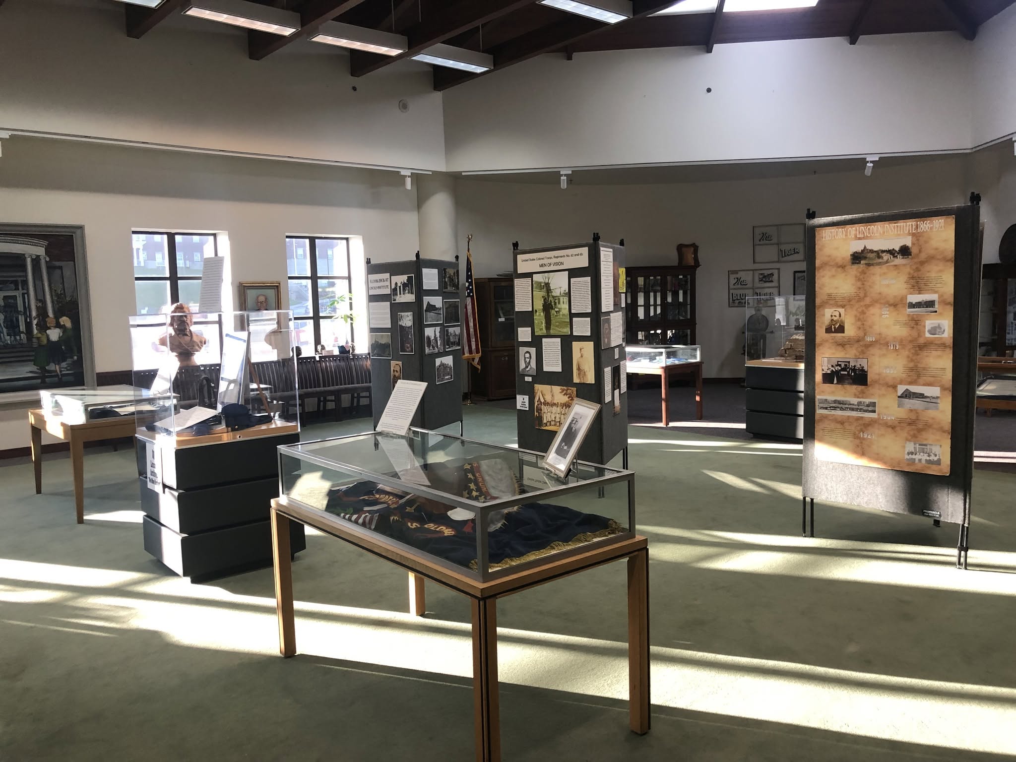 Ethnic Studies Room Museum-this is a work in progress, specifically featuring the early years of the institution.