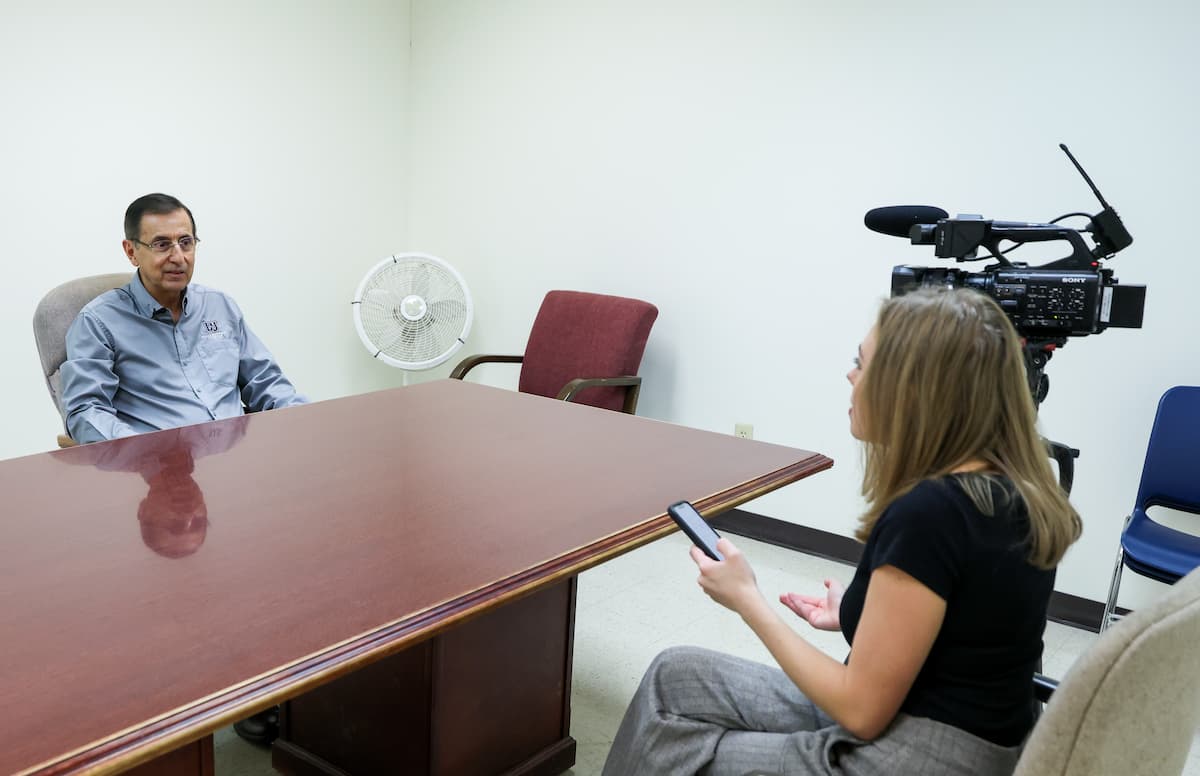 KRCG-TV interviews Homero Salinas about LU’s Small Ruminant Field Day and the resources available to sheep and goat producers.