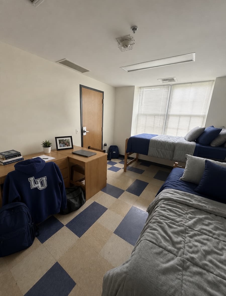 Tull Hall dorm room.