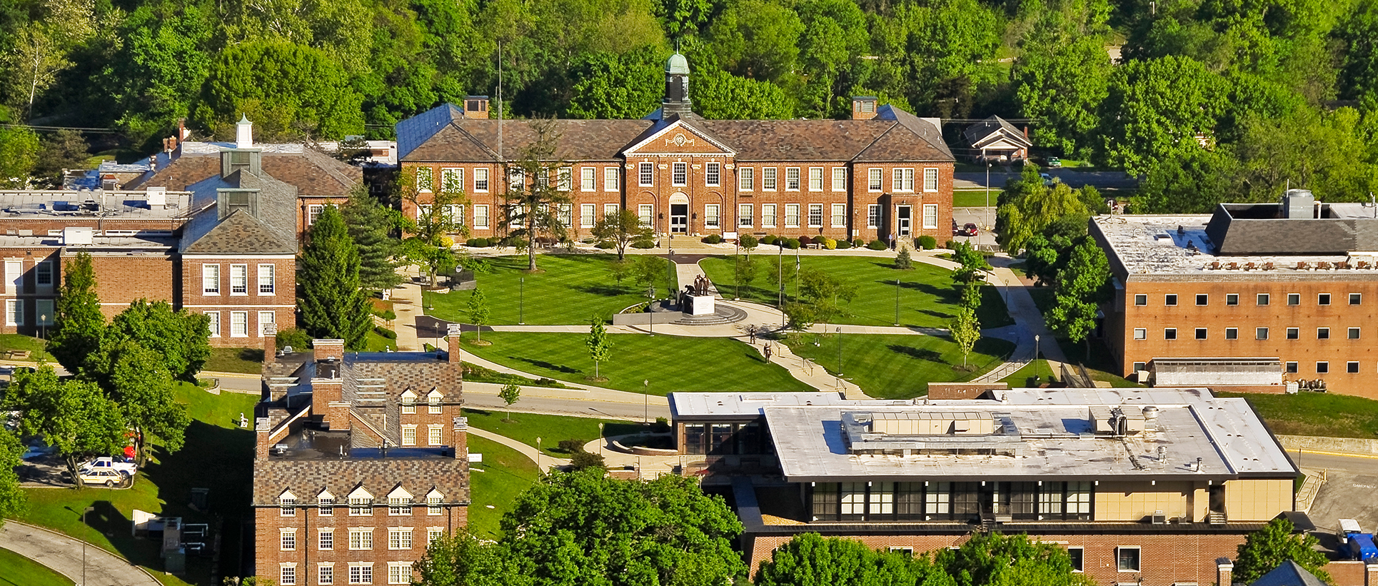 aeriel view of campus photo
